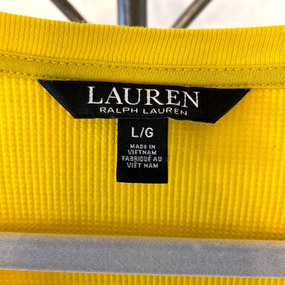 Ralph Lauren, yellow mustard blouse, size: L, great condition - Picture 3 of 3